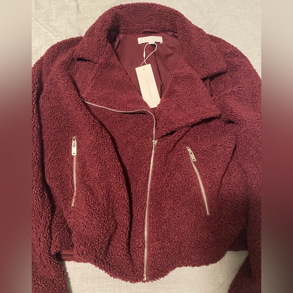 Adyson Parker Teddy Biker Jacket
